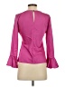 J.Crew 100% Polyester Pink Long Sleeve Blouse Size S (petite) - photo 2