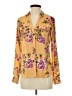 Candie's 100% Polyester Floral Gold Long Sleeve Blouse Size XS - photo 1