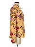 Candie's 100% Polyester Floral Gold Long Sleeve Blouse Size XS - photo 4