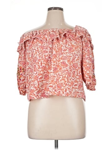 Democracy 3/4 Sleeve Blouse (view 1)