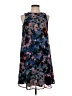 Taylor 100% Polyester Print Blue Cocktail Dress Size 2 - photo 1