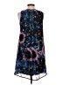 Taylor 100% Polyester Print Blue Cocktail Dress Size 2 - photo 2