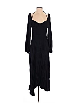 black dress for bridal shower Luuvis Women Long Bridesmaid Beauty Sheath Halter Neck Party Dress with Bowknot Size_UK 5 / EU 38 / US 7 while delicate ladder Louis Vuitton Blue Viscose Color:Black/Ivory/Silver