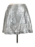 Decree Metallic Silver Casual Skirt Size M - photo 1
