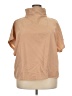 Zanzea Collection 100% Polyester Tan Short Sleeve Turtleneck Size XXL - photo 1