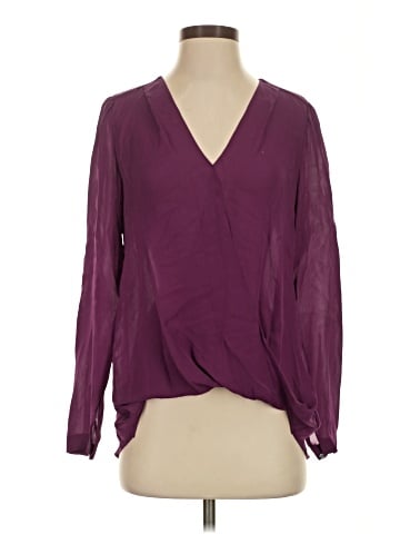 A.L.C. Long Sleeve Silk Top (view 1)