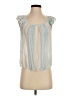 Mine Blue Sleeveless Blouse Size S - photo 1