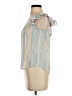 Mine Blue Sleeveless Blouse Size S - photo 5