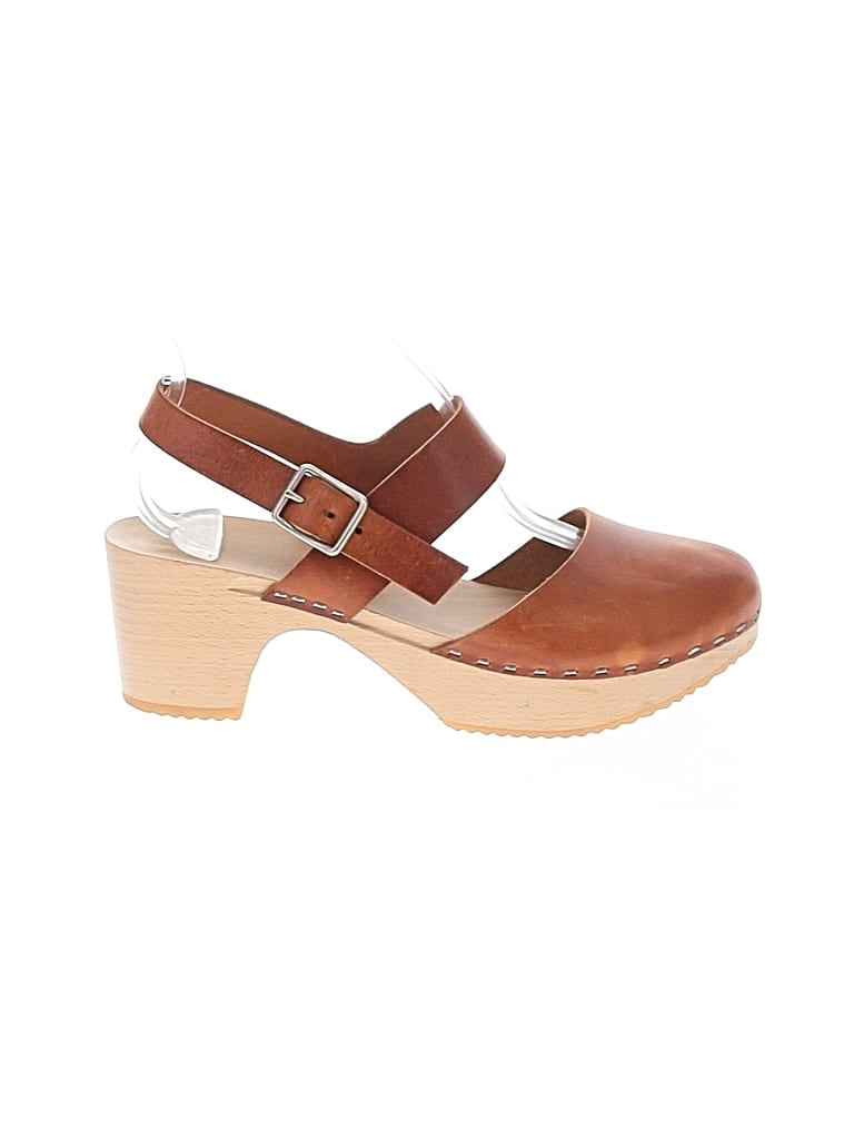 Pre-owned Unbranded Mule/clog In Brown
