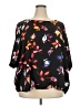 Jennifer Lopez Black 3/4 Sleeve Blouse Size 3X - photo 1