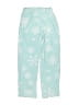 Lands' End 100% Polyester Stars Teal Green Casual Pants Size 10 - photo 2