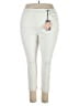 Melissa McCarthy Seven7 Ivory Jeggings Size 18 - photo 1