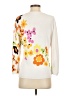 AVALIN Floral White Pullover Sweater Size S - photo 2