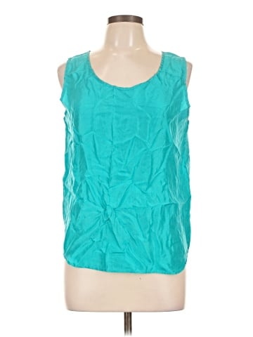 Ellen Ashley Sleeveless Silk Top (view 1)