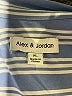 Alexander Jordan 100% Rayon Stripes Blue Long Sleeve Button-Down Shirt Size XL - photo 7