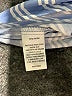 Alexander Jordan 100% Rayon Stripes Blue Long Sleeve Button-Down Shirt Size XL - photo 8