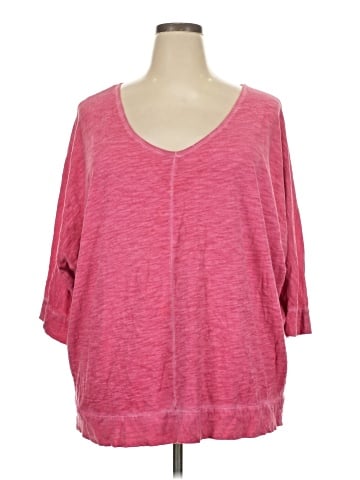 Lane Bryant 3/4 Sleeve T-Shirt (view 1)