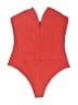 Lulus Solid Red One Piece Swimsuit Size L - photo 1