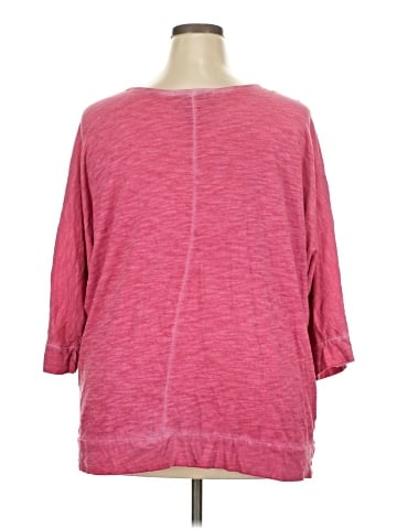 Lane Bryant 3/4 Sleeve T-Shirt (view 2)