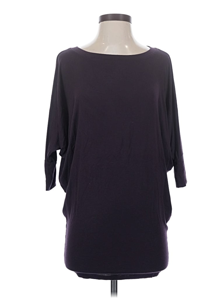 Pre-owned 41hawthorn 3/4 Sleeve T-shirt In Purple