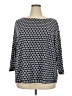 Lane Bryant Outlet 100% Cotton Hearts Blue Pullover Sweater Size 22 - 24 Plus - photo 1