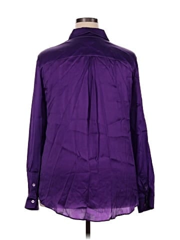 Megan Renee Long Sleeve Silk Top (view 2)