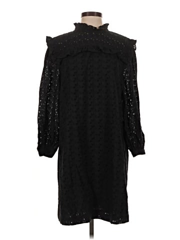 Madewell Eyelet Mockneck Ruffle Dress (view 1)