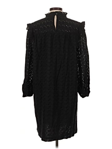 Madewell Eyelet Mockneck Ruffle Dress (view 2)
