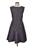 J.Crew Tweed Blue Casual Dress Size 6 - photo 1