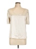 St. John Ivory Short Sleeve Blouse Size 12 - photo 1