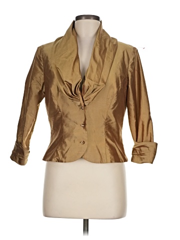 Marisa Baratelli 3/4 Sleeve Silk Top (view 1)