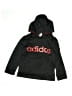 Adidas 100% Polyester Black Pullover Hoodie Size 6 - photo 1