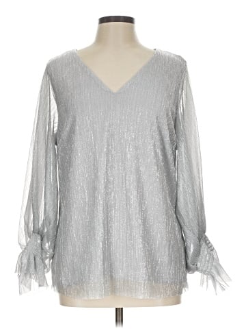 CeCe Long Sleeve Blouse (view 1)