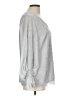 CeCe Metallic Silver Long Sleeve Blouse Size L - photo 4