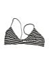 Mikoh Stripes Black Swimsuit Top Size XS - photo 2