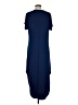 Alya Solid Blue Casual Dress Size M - photo 2