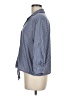 Eden & Olivia 100% Polyester Stripes Blue 3/4 Sleeve Blouse Size M - photo 5