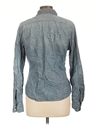 American Eagle Outfitters Long Sleeve Button-Down Shirt (view 2)
