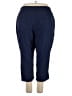 L.L.Bean Solid Blue Casual Pants Size 3X - photo 2