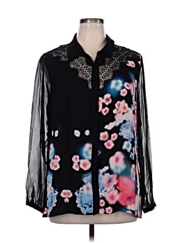 Elie Tahari Long Sleeve Blouse (view 1)