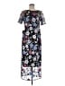 JS Collections 100% Polyester Floral Black Cocktail Dress Size 8 - photo 1