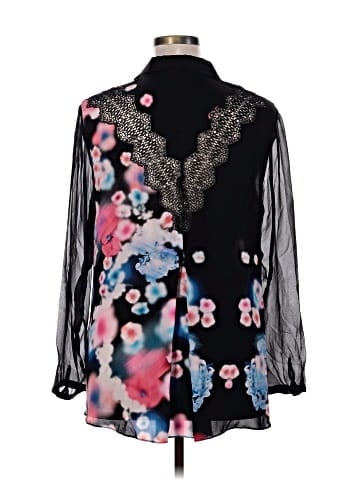 Elie Tahari Long Sleeve Blouse (view 2)