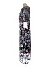 JS Collections 100% Polyester Floral Black Cocktail Dress Size 8 - photo 5