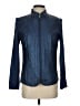 Peter Nygard 100% Leather Blue Leather Jacket Size 2 - photo 1