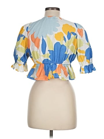 Peter Som Short Sleeve Blouse (view 2)