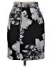 H&M Floral Black Formal Skirt Size 6 - photo 2