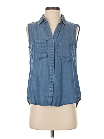 Elie Tahari Sleeveless Button-Down Shirt (view 1)