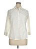 Apostrophe Ivory 3/4 Sleeve Button-Down Shirt Size XL - photo 1