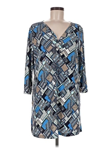 Attitudes by Renee 3/4 Sleeve Blouse (view 1)