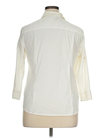 Apostrophe 3/4 Sleeve Button-Down Shirt (view 2)
